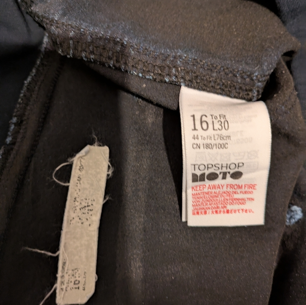 Topshop Dark Blue Maternity Jeggings - Picture 7 of 8